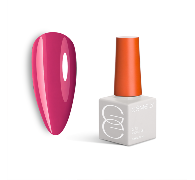 Гель-лак GEMELY Max Color №045, темно-розовый, 6 мл