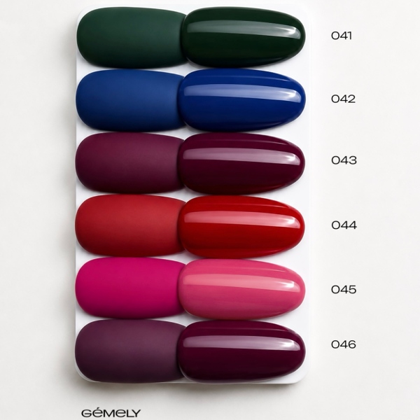 Гель-лак GEMELY Max Color №045, темно-рожевий, 6 мл