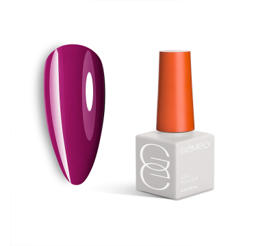 Гель-лак GEMELY Max Color №046, сливовий, 6 мл