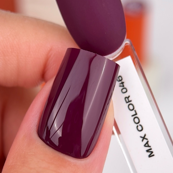 Гель-лак GEMELY Max Color №046, сливовый, 6 мл