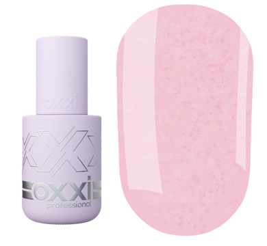 База камуфлирующая Oxxi Professional Total Base №16, темно-розовая с паталью, 10 мл