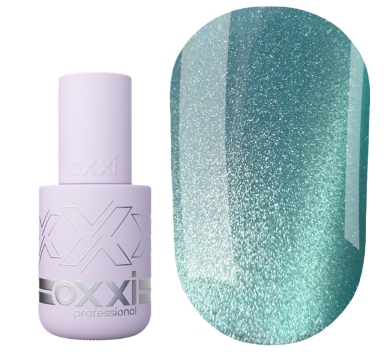 Гель-лак котяче око OXXI Professional Lux Silk Cat №06, тіффані, 10 мл