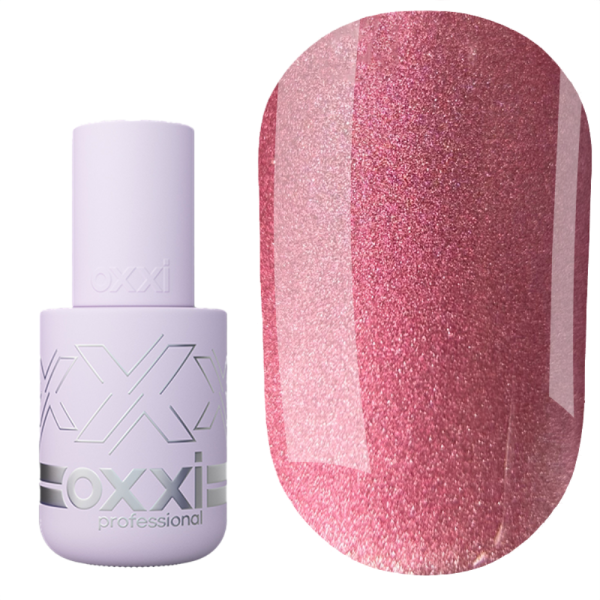 Гель-лак кошачий глаз OXXI Professional Lux Silk Cat №07, розовый, 10 мл