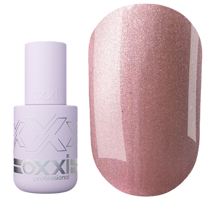 Гель-лак кошачий глаз OXXI Professional Lux Silk Cat №13, бежево-розовый, 10 мл