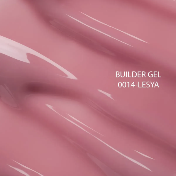 Гель для наращивания DNKa Builder Gel New Formula #0014 Lesya, пыльная роза, 15 мл