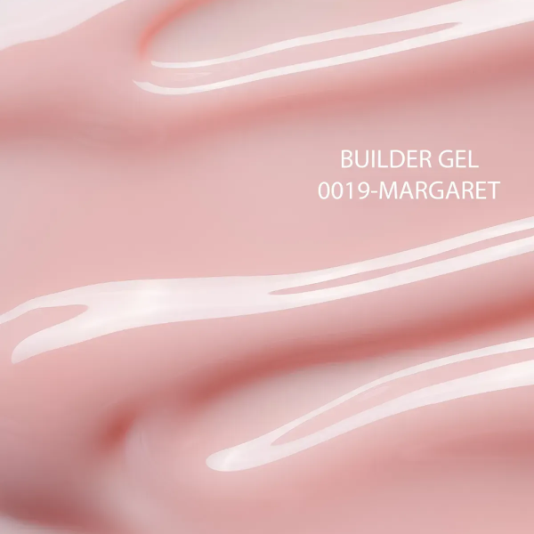 Гель для нарощування DNKa Builder Gel New Formula #0019 Margare, кремово-рожевий, 15 мл