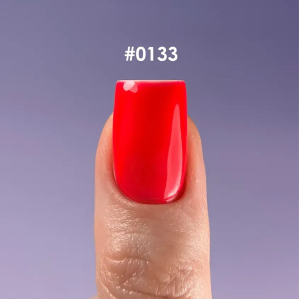 Гель-лак DNKa Gel Polish Color New Formula #0133, ягідно-червоний, 7 мл