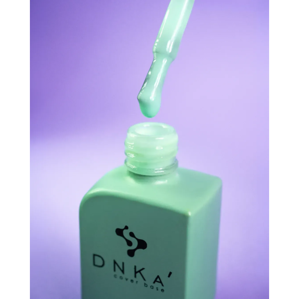 База камуфлирующая DNKa Cover Rubber Base French New Formula №0019 Fresh, мятная, 12 мл