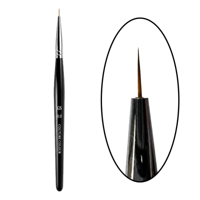Пензель для дизайна COUTURE Color & GS NAIL ART BRUSH 00, ворс - 6 мм