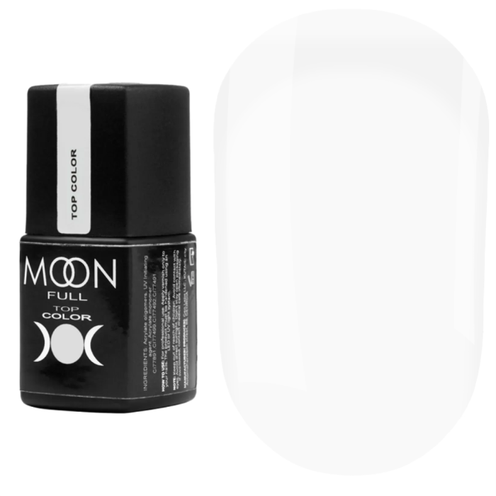 Топ камуфлирующий MOON FULL Top Color №04 White, белый, 8 мл