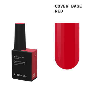 База камуфлирующая Biblioteka Cover Base Red, красный, 10 мл