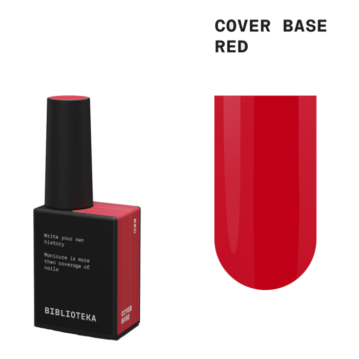 База камуфлююча Biblioteka Cover Base Red, червоний, 10 мл