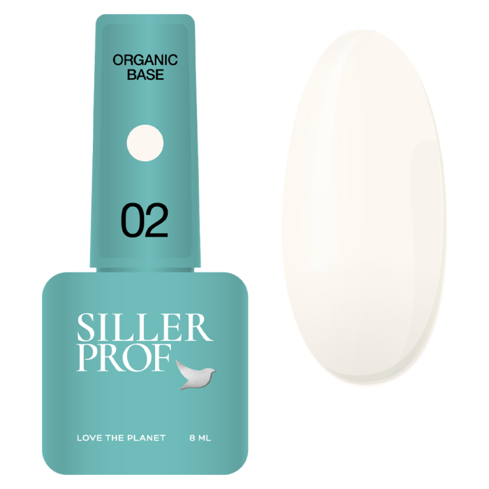 База камуфлирующая Siller Base Organic №002, молочная, 8 мл