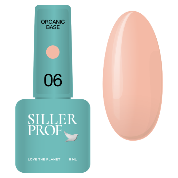 База камуфлююча Siller Base Organic №006, світло-персикова, 8 мл