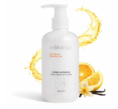 Гідроінтенсивний крем GEMELY Hydro Intensive Cream With Urea, із сечовиною, цитрусова ваніль, 250 мл
