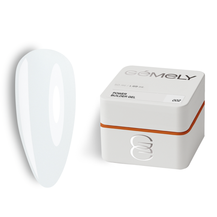 Гель для нарощування GEMELY Power Builder Gel №002, молочний, 50 мл