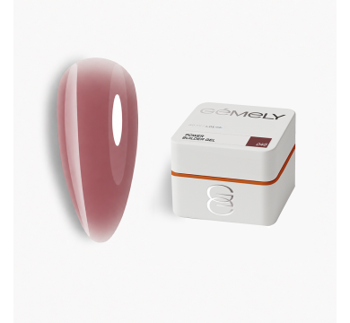 Гель для нарощування GEMELY Power Builder Gel №046, шоколадно-горіховий, 30 мл