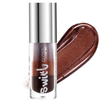 Блеск для губ ZOLA Swirl Lip Gloss Brownie, шоколадный