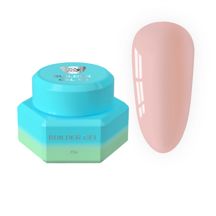 Гель конструирующий You Are Cute Builder Gel №58, кремово-персиковый, 15 мл