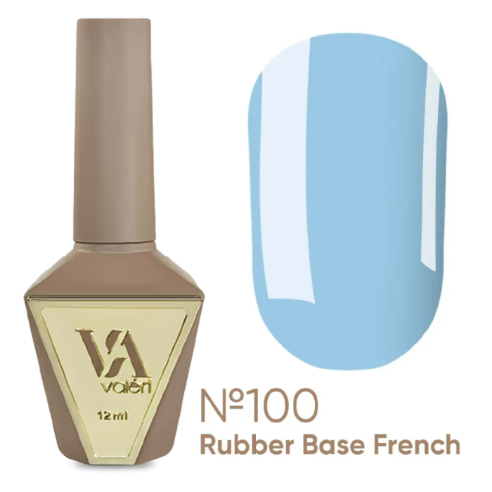 База камуфлирующая Valeri Rubber Base French New №100, голубая, 12 мл