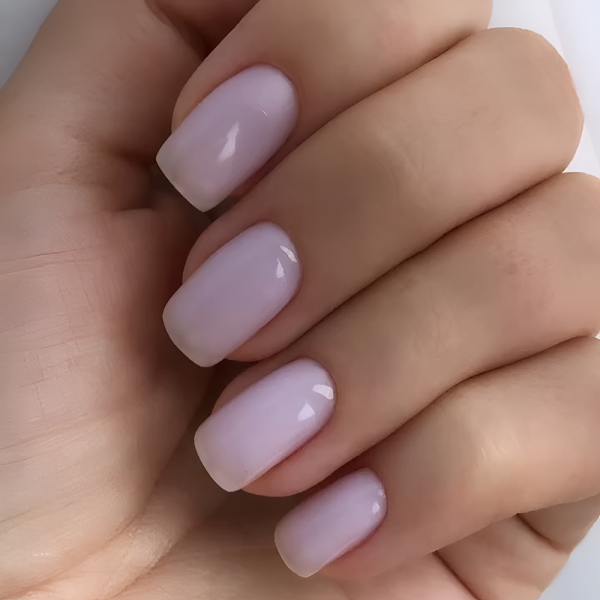 База каучукова для гель-лаку Komilfo Milky Violet Base, молочно-фіолетова, 15 мл (без HEMA та TPO)