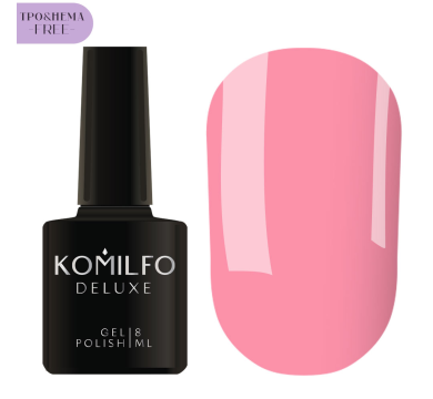 Гель-лак Komilfo Deluxe Series №D177, светло-розовый, 8 мл (HEMA/TPO free)
