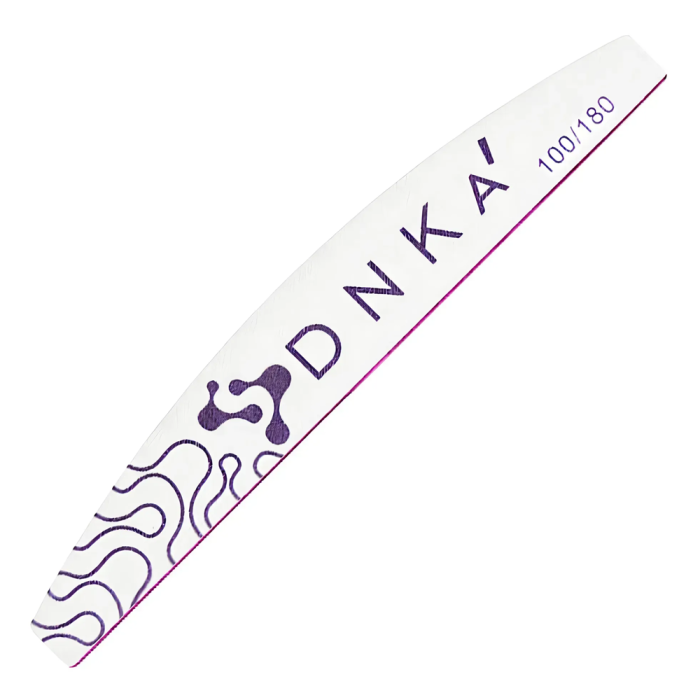Пилка для ногтей DNKa Half Moon 100/180, полукруг