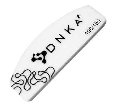 Баф - міні для нігтів DNKa Half Moon, 100/180 грит