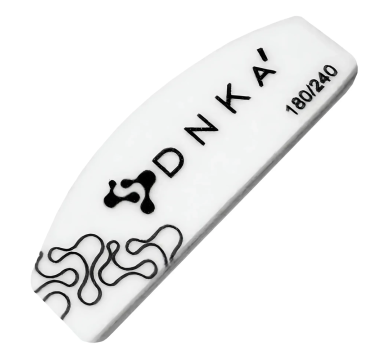 Баф - міні для нігтів DNKa Half Moon, 180/240 грит