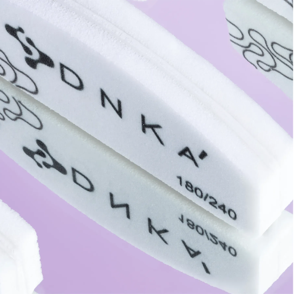 Бафф - мини для ногтей DNKa Half Moon, 180/240 грит
