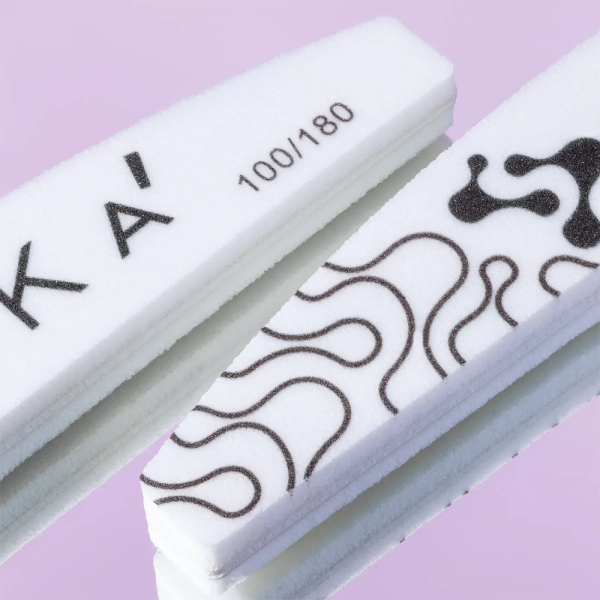 Бафф для ногтей DNKa Half Moon, 100/180 грит