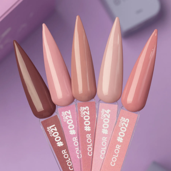 Гель-лак DNKa Gel Polish Color New Formula #0023, дымчато-розовый, 7 мл