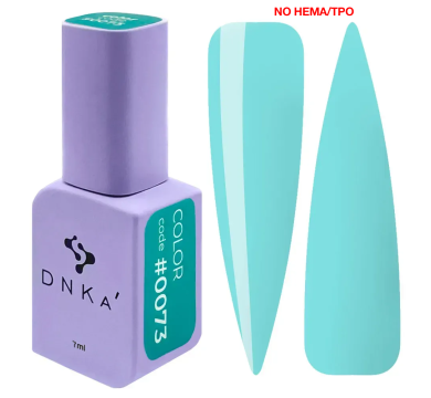 Гель-лак DNKa Gel Polish Color New Formula #0073, тіффані, 7 мл