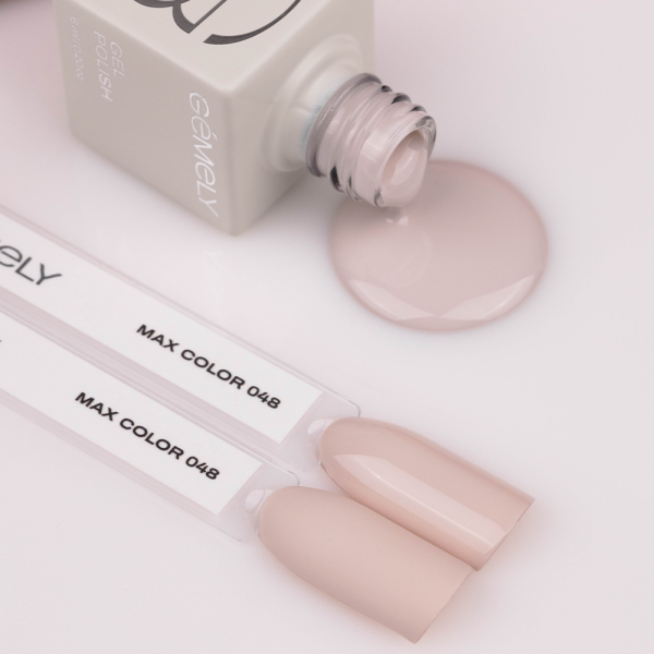 Гель-лак GEMELY Max Color №048, латте, 6 мл