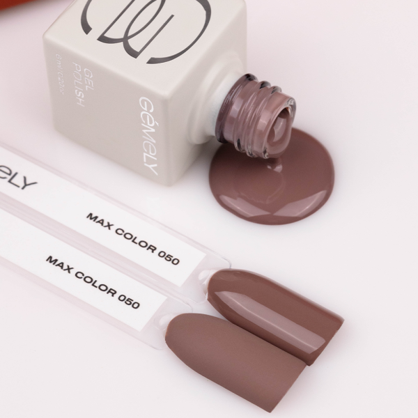 Гель-лак GEMELY Max Color №050, мокка мус, 6 мл