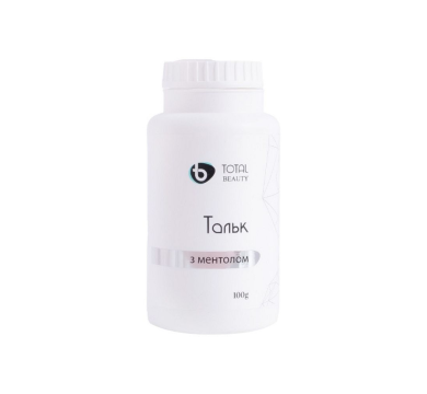 Тальк для депіляції Total Beauty з ментолом, 100 г
