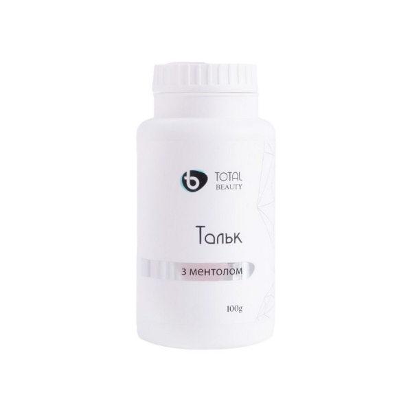 Тальк для депіляції Total Beauty з ментолом, 100 г