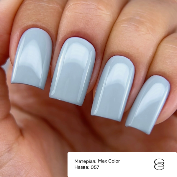 Гель-лак GEMELY Max Color №057, пастельно-голубой, 6 мл
