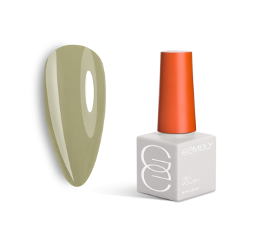 Гель-лак GEMELY Max Color №058, пастельно-оливковий, 6 мл